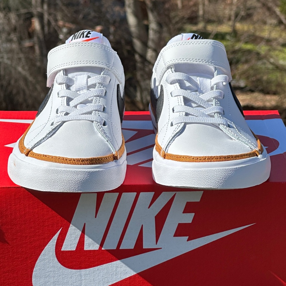 Nike Unisex Toddler Court Legacy Low White Casual Sneaker Youth 1Y 2Y 3Y NEW - Picture 3 of 11